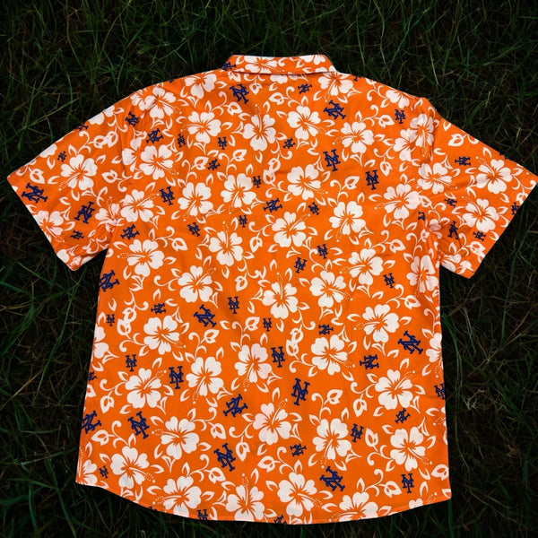 New York Mets Hawaiian Shirt XL Toyota Citi Field 8/10/19 SGA BDA Giveaway EUC