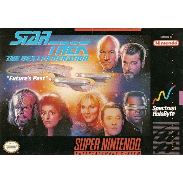 Star Trek The Next Generation Future's Past SNES Sealed New Rare Spectrum