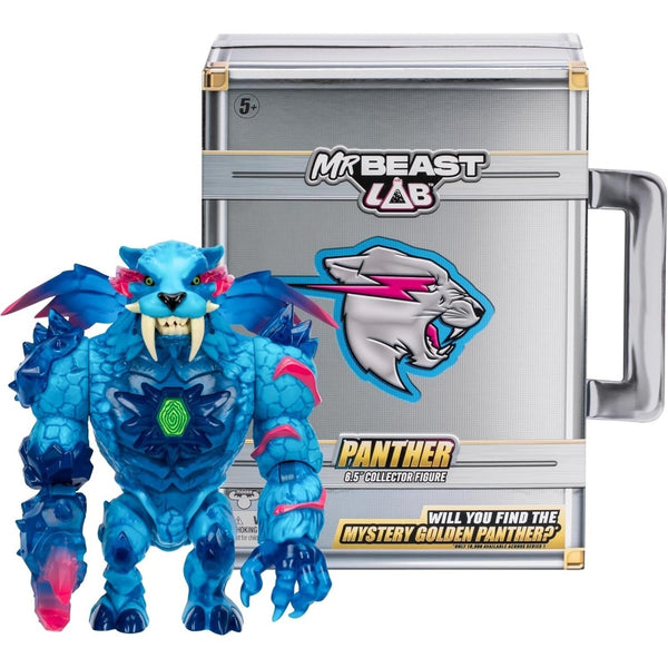 MrBeast Lab Panther 6.5" Collector Figure Series 1 Mystery Golden Chase Sealed