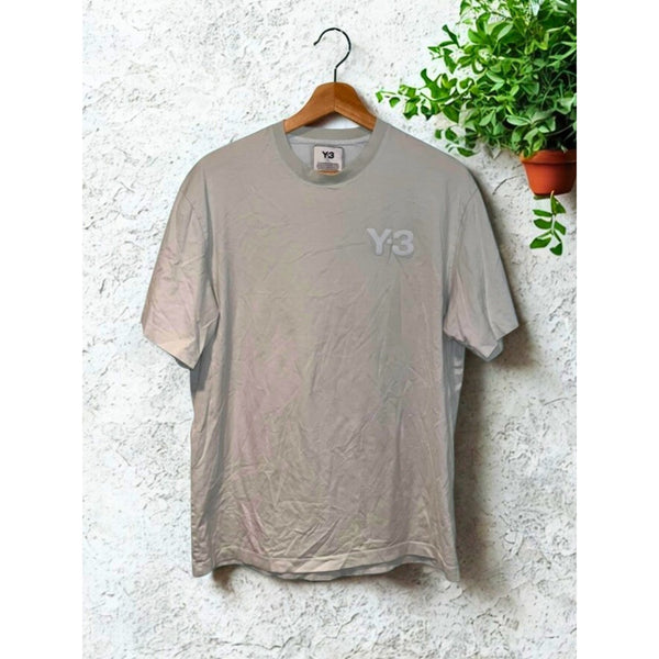 Y-3 Classic Chest Logo Tee Blue Tint Sz S Style HB3480 Yohji Yamamoto EUC