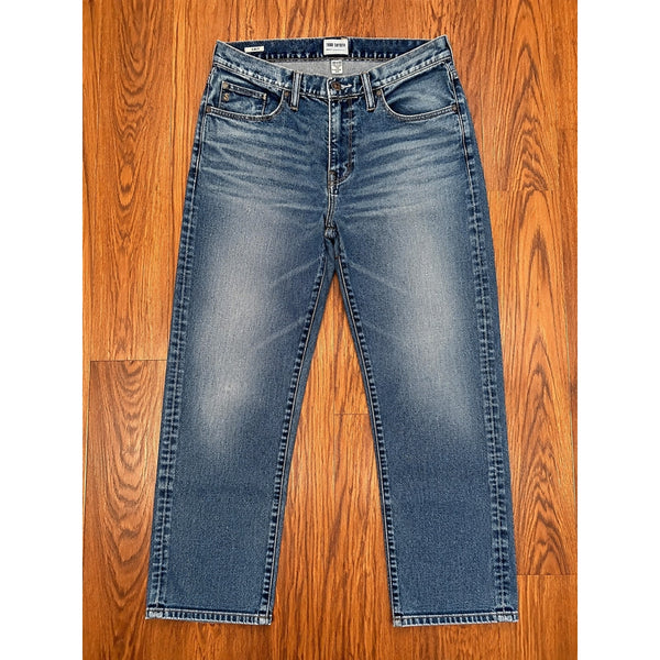 Todd Snyder Slim Fit Jeans Men's 35x32 Stretch 5 Pocket Straight Denim Blue