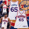 Philadelphia 76ers Team Issued Champion Jersey 52 +4 Cooper 65 Iverson Rookie Yr