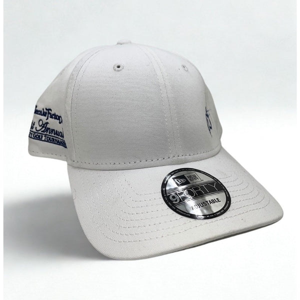 New Era Cheesecake Factory Charity Golf Hat 9FORTY Adjustable White Cap NWT