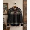 Dale of Norway Setesdal Lusekofte Pullover Sweater Sz. M Black White 100% Wool