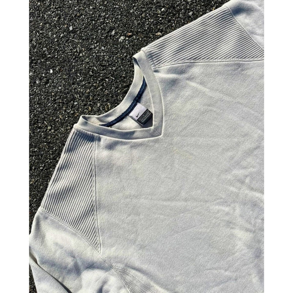 Nike 600 Grey Long Sleeve Sweatshirt Y2K 90s 2000s Made in Malaysia L Vintage