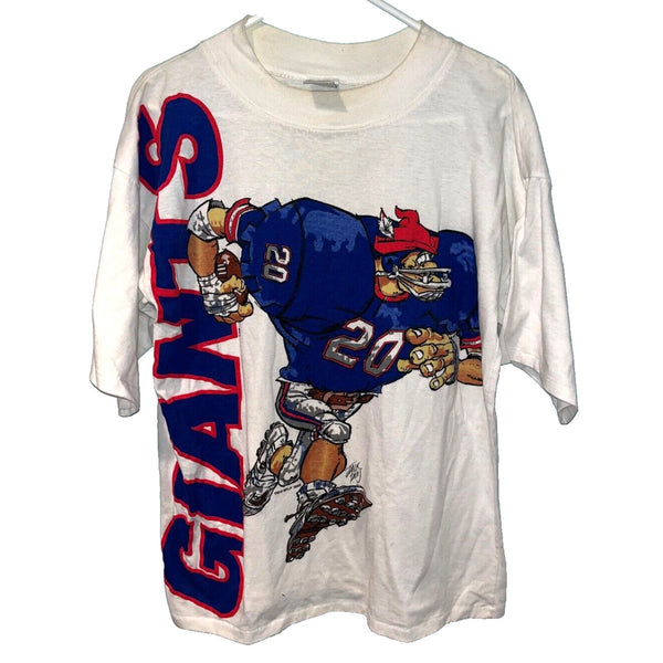 New York Giants Jack Davis Caribe NFL Cartoon T Shirt Mens Large 1988 Vintage