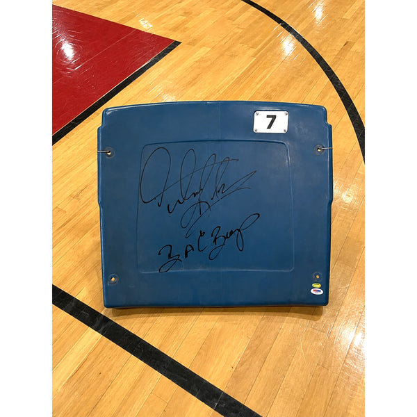 Dennis Rodman Signed Pontiac Silverdome Seat Back Bad Boys PSA Schwartz Pistons
