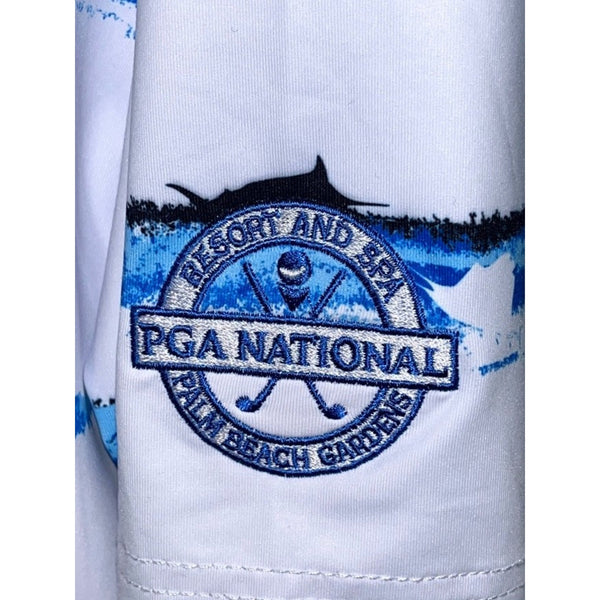Scales PGA National Palm Beach Gardens Polo Shirt 2XL Golf Resort Spa Coastal