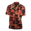 USC Team Trojans NCAA Luau Hawaiian Surfing Print Button Up Casual Shirt Sz. M