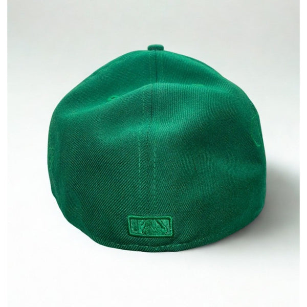 Philadelphia Phillies New Era 59FIFTY Fitted Hat 7 3/8 Green Monochrome Y2K MLB
