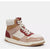 Coach CE872 Hi Top Sherpa Sneakers Cherry Light Camel Suede Women’s 10B NIB
