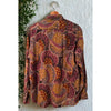 Agnes b Homme Paris Button Down Shirt Size 42 Made in France Paisley Cotton
