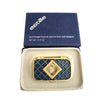 Estee Lauder Cobalt Blue Enamel Portrait Solid Perfume Compact NIB VTG