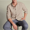 Charles Tyrwhitt 100% Linen Shirt Mens XL Oatmeal Classic Fit Long Sleeve NWOT