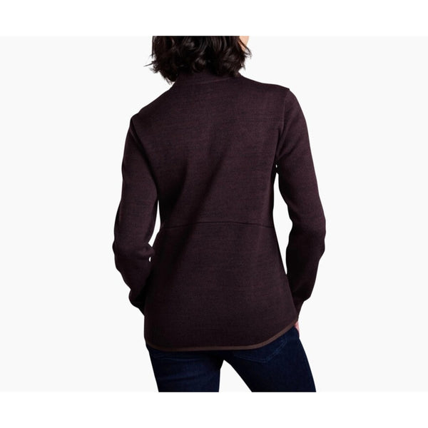 Kuhl Ascendyr 1/4 Zip Fleece Womens M Ganache Pullover Hiking Top MSRP $110