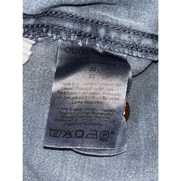 Outerknown Voyager Utility Shorts Mens 32 Blue Organic Cotton Military Casual