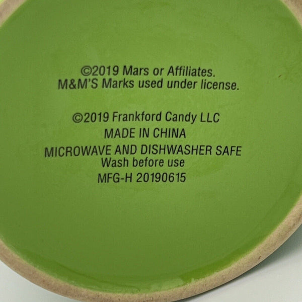 M&M’s World “I Melt for No One” Green M&M Mug Cup 2019 Ceramic Coffee Tea