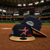 Houston Astros Astrodome Just Don New Era 59FIFTY Fitted Hat 7 1/8 Navy Rare