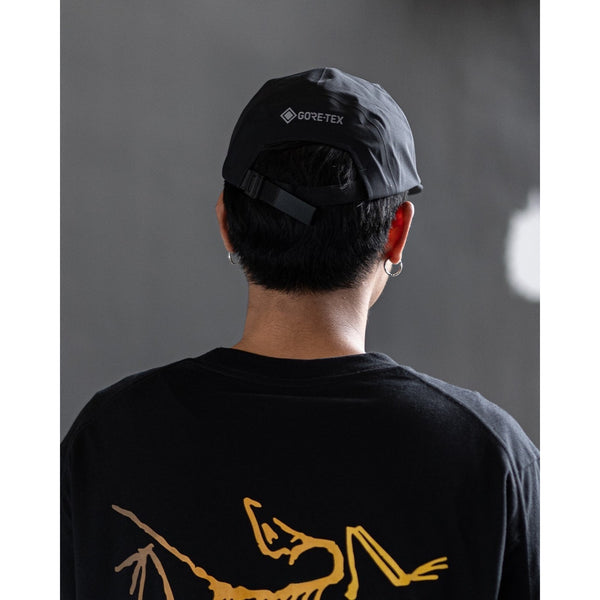 Arc'teryx Gore Tex 5 Panel Performance Cap Lightweight Outdoor Hat Black