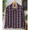 Gap x Pendleton Flannel Shirt Men's XL Red Navy Plaid Cotton Double Pocket