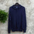 Charles Tyrwhitt Merino Wool Polo Sweater Navy Blue XL Men’s Luxury Knit