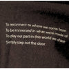 PAKA Royal Alpaca Pima Blend Essential Tee Shirt Black Medium Made in Peru