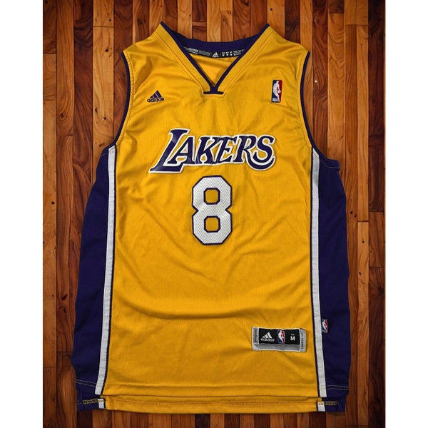 Los Angeles Lakers Kobe Bryant #8 Adidas NBA Swingman Jersey Sz M +2 Stitched