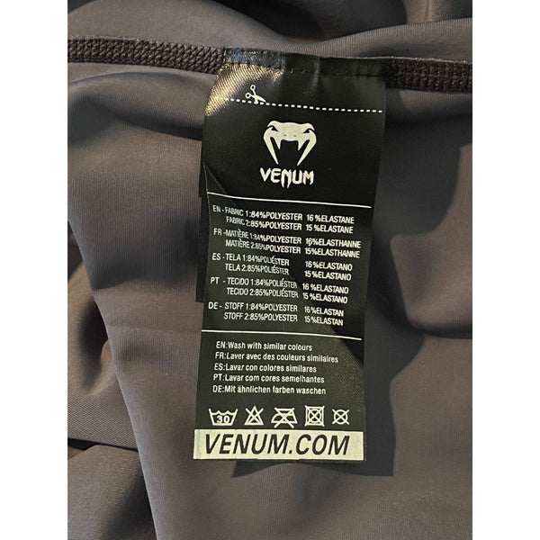 Venum Plasma Rashguard Compression Shirt Mens 2XL Black NWT MMA BJJ UFC Gym