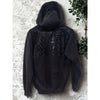 A7 Bar Grip Hoodie Men S Black Powerlifting Sweatshirt Textured Back Logo EUC
