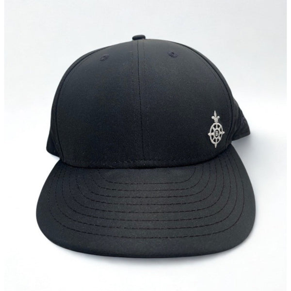 Bayonne Golf Club Hat New Era Golf Snapback Black Compass Logo Adjustable Cap