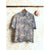 Tommy Bahama Silk Hawaiian Shirt Men’s L Blue Floral Camp Shirt 100% Silk