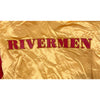 Jeff Hamilton Peoria Rivermen Reversible Leather Satin Jacket M 90’s Hockey VTG
