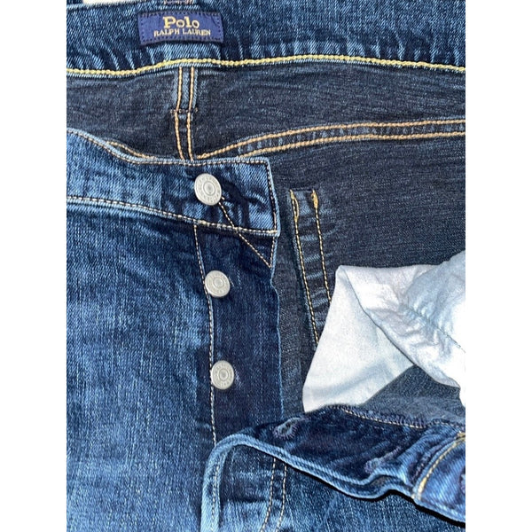 Polo Ralph Lauren Sullivan Slim Stretch Jeans Mens 36x30 Blue Medium Wash