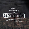 Chipotle Employee T Shirt For Real Ingredients Text Message Black Unisex L