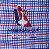 Vineyard Vines Americas Cup Bermuda 2017 Murray Shirt USA Large Check Stretch