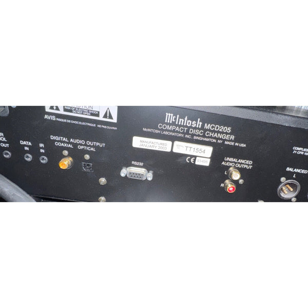 McIntosh MCD205 5 Disc CD Changer / Player (No Remote)