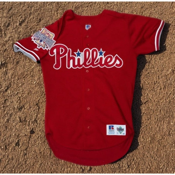 Philadelphia Phillies 1996 All Star Game BP Jersey Russell Athletic USA Sz 40 M
