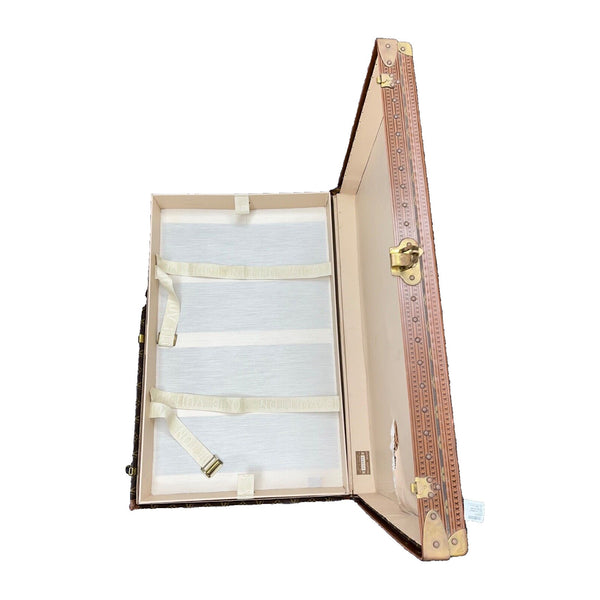 Louis Vuitton Rare Monogram "Ideal" Trunk Antique Steamer Travel Luggage