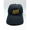 Jean-Michel Basquiat Crown Rome Pays Off Hat Guggenheim Black Dad Cap Rare USA