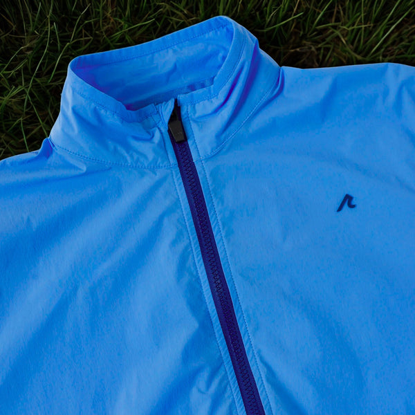 Redvanly Baltic Movement Air Stretch Windbreaker Jacket Blue Size M EUC