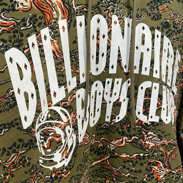 Billionaire Boys Club BB Camo Arch Hoodie Olive Drab Sz M NWOT BBC 821-1307
