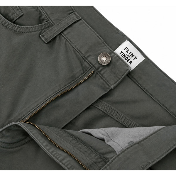 Flint and Tinder 365 5-Pocket Pant Washed Green Athletic Tapered 34x32 EUC
