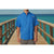 Columbia PFG Tamiami II Short Sleeve Shirt Blue Sz. L NWT MSRP $55