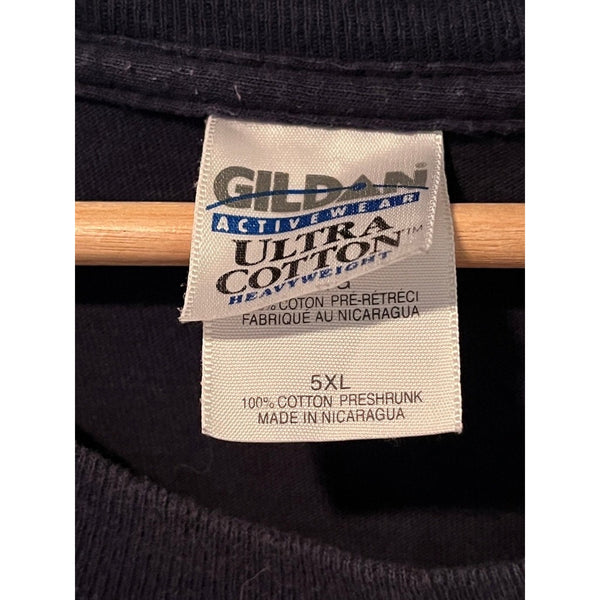 New York City NYC MTA Dept of Buses Graphic T-Shirt Navy 5XL Vintage 1990s