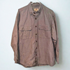 Woolrich Men's Button Up Long Sleeve Shirt Olive Sz. L 100% Cotton 703