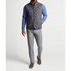 Peter Millar Essex Quilted Vest XL Iron Gray Full Zip Recycled Polyester NWOT