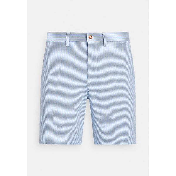 Polo Ralph Lauren Blue White Seersucker Stretch Classic Fit Shorts Sz. 34 NWT