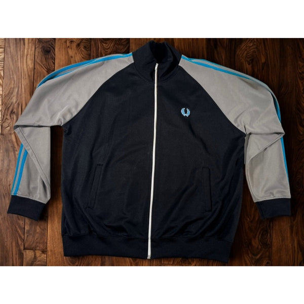 Fred Perry Track Jacket Mens 2XL Full Zip Portugal Laurel Wreath Vintage