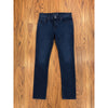Mott & Bow Crosby Jeans Mens 33x34 Navy Blue Slim Stretch Denim Dark Wash