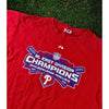 Philadelphia Phillies MLB 2007 NL East Champions Majestic T-Shirt Sz. XL Red